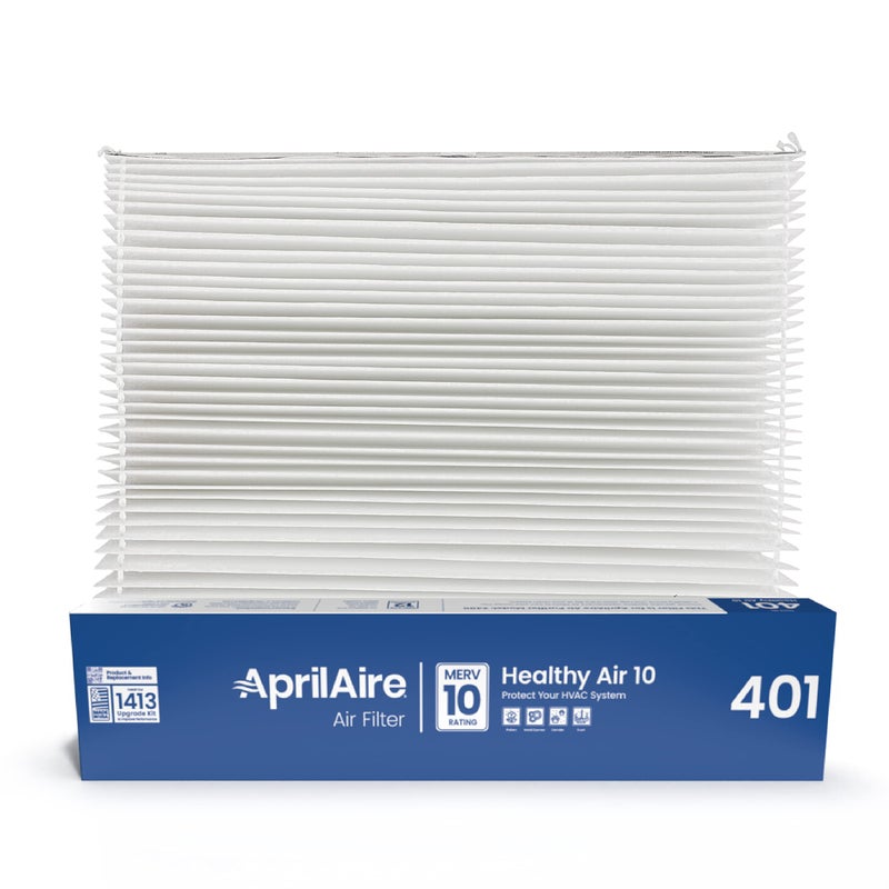 AprilAire 401 Replacement Furnace Filter for AprilAire 2400, Space-Gard 2400 Whole-House Air Purifiers - MERV 10, 16x25x6 Air Filter (Pack of 1) - Image 1